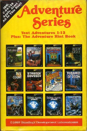 Adventure box art for TI-99